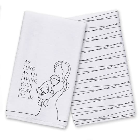Your Baby I'll Be Tea Towel Set